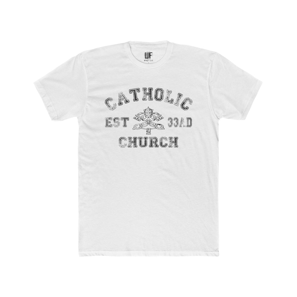 Catholic Church EST 33AD Black Print