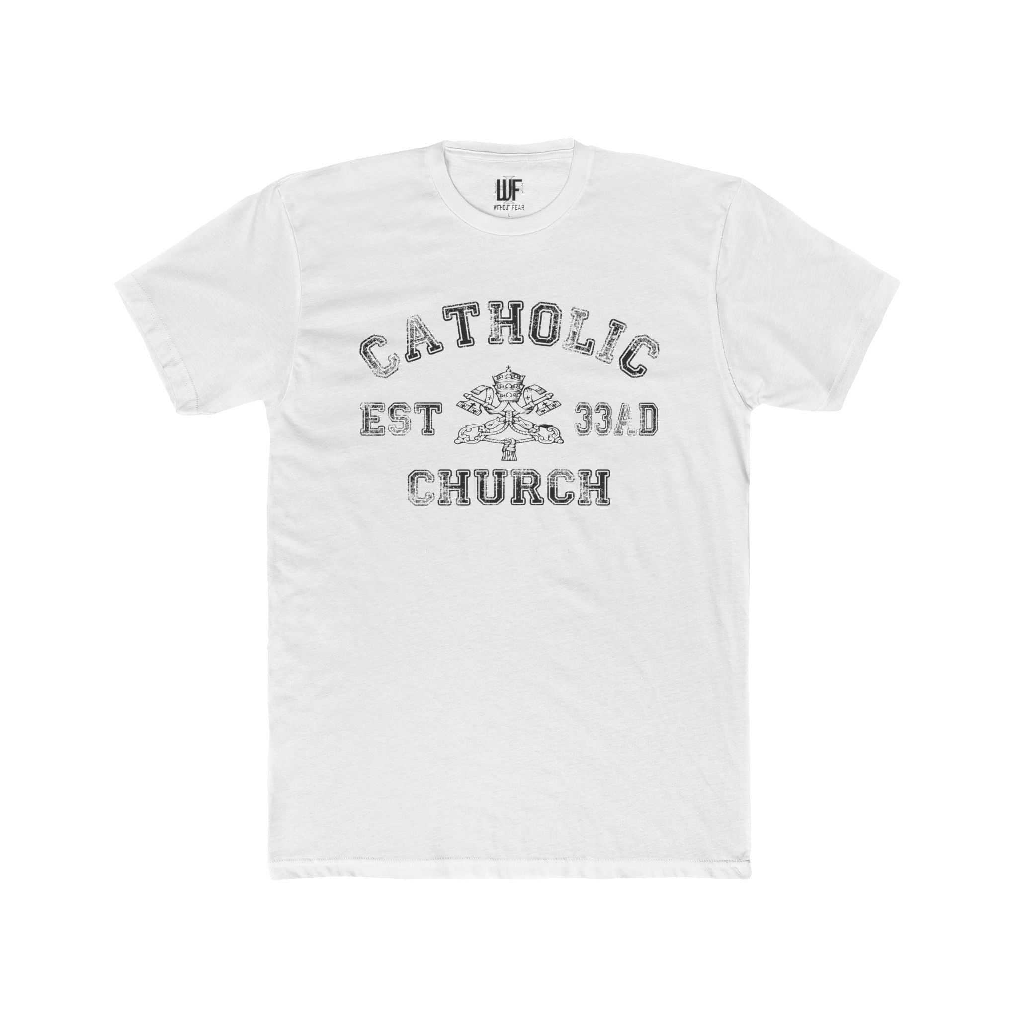 Catholic Church EST 33AD Black Print